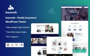 Insuresh - Family Insurance WordPress Theme - Nulled Download - EmpireGPL