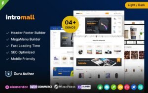 Intromall - Mega Store Multipurpose Elementor WooCommerce Theme - Nulled Download - EmpireGPL