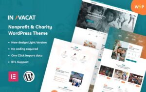 Invacat - Nonprofit & Charity Responsive WordPress WordPress Theme - Nulled Download - EmpireGPL