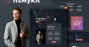 ItsMyKit - Dark Creative Portfolio Elementor Template Kit - Nulled Download - EmpireGPL