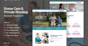Ivycare - Home Care & Private Nursing Services Elementor Template Kit - Nulled Download - EmpireGPL
