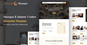 Jamaah - Mosque & Islamic Center Elementor Template Kit - Nulled Download - EmpireGPL