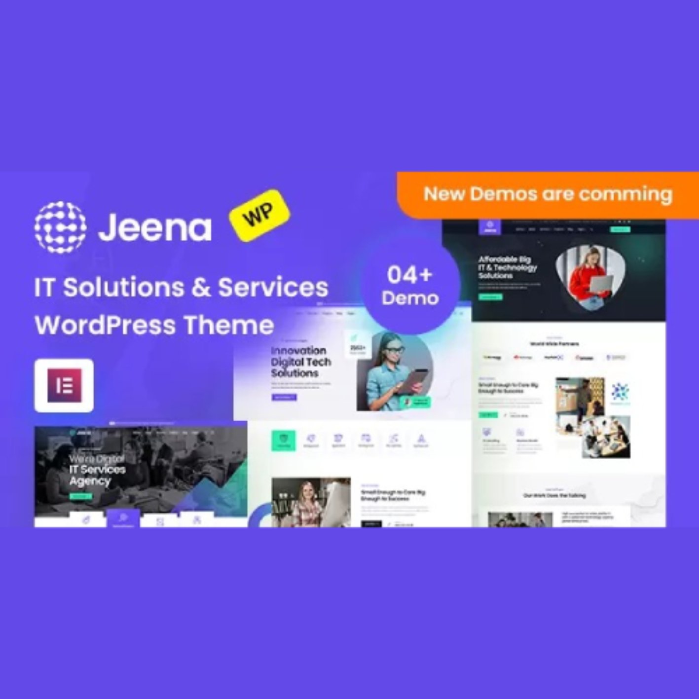 Jeena - Technology & IT Solutions WordPress Theme - Nulled Download - EmpireGPL
