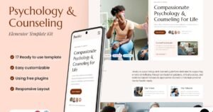 Jiwaku - Psychology & Counseling Elementor Template Kit - Nulled Download - EmpireGPL