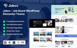 Jobcv - Job Board WordPress Elementor Theme WordPress Theme - Nulled Download - EmpireGPL