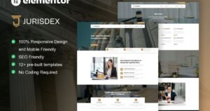 Jurisdex - Attorney & Law Firm Elementor Pro Template Kit - Nulled Download - EmpireGPL