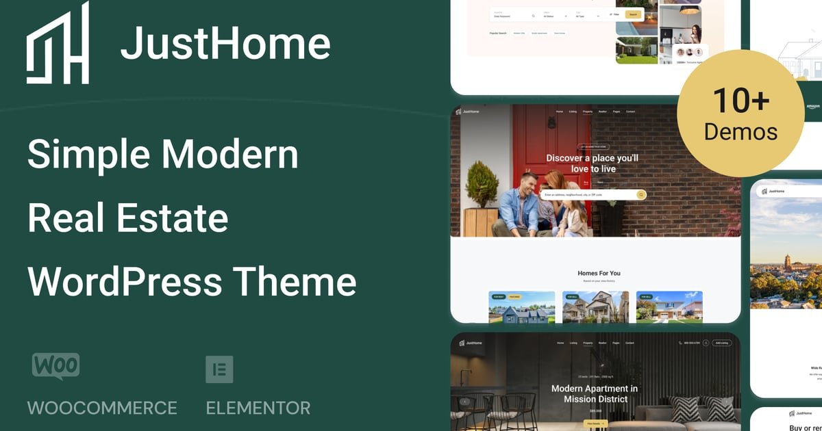 Justhome – Real Estate WordPress Theme – Nulled Download – EmpireGPL
