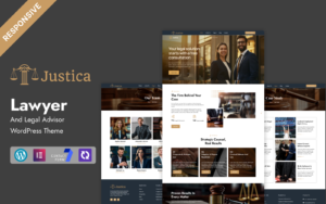 Justica - Lawyer & Legal Advisor WordPress Theme - Nulled Download - EmpireGPL