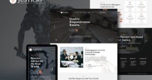 Justicio - Law Firm & Attorney Elementor Template Kit - Nulled Download - EmpireGPL