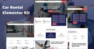 Kareta - Car Rental Services Elementor Template Kit - Nulled Download - EmpireGPL