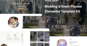 Kasal - Wedding & Event Planner Elementor Template Kit - Nulled Download - EmpireGPL