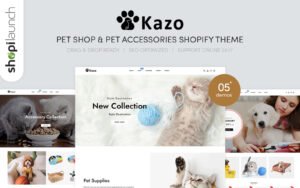Kazo - Pet Shop & Pet Accessories Shopify Theme - Nulled Download - EmpireGPL