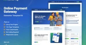 Kenepay - Online Payment Gateway Elementor Template Kit - Nulled Download - EmpireGPL