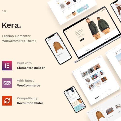 Kera - Fashion Elementor WooCommerce Theme - Nulled Download - EmpireGPL