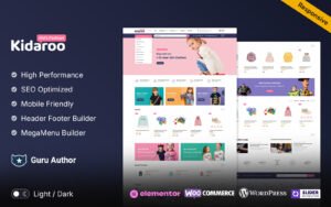 Kidaroo – Kids and toy Multipurpose Responsive WooCommerce Store WooCommerce Theme - Nulled Download - EmpireGPL