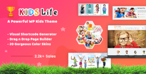 Kids Life - Children School WordPress - Nulled Download - EmpireGPL