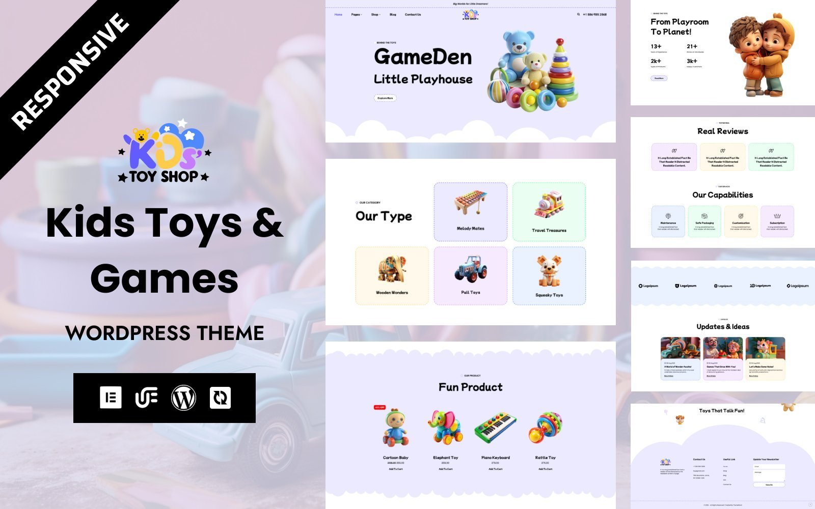 Kids Toy – Kids Toys Store WooCommerce WordPress Elementor Theme WordPress Theme – Nulled Download – EmpireGPL