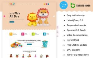 Kids Toys - Responsive OpenCart Theme for eCommerce OpenCart Template - Nulled Download - EmpireGPL