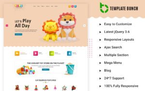 Kids Toys - Responsive Shopify Theme for eCommerce - Nulled Download - EmpireGPL