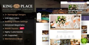KingPlace - Hotel Booking, Spa & Resort WordPress Theme (Mobile Layout Ready) - Nulled Download - EmpireGPL