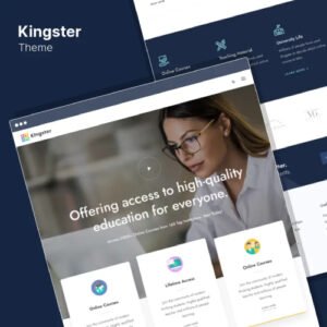 Kingster - Education WordPress For University, College and School - Nulled Download - EmpireGPL