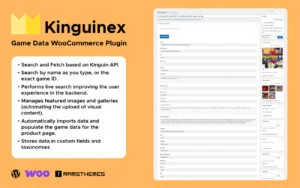 Kinguinex - Woocommerce Plugin To Get Game Data Wordpress Plugin - Nulled Download - Empiregpl