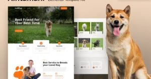 Kintamani – Dog Breeder & Adoption Elementor Template Kit - Nulled Download - EmpireGPL