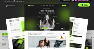 KitPersona Personal Portfolio Elementor Template Kit for Freelancers, Designers, and Creatives - Nulled Download - EmpireGPL
