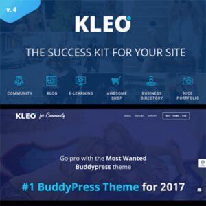 KLEO - Pro Community Focused, MultiPurpose BuddyPress WordPress Theme - Nulled Download - EmpireGPL