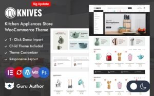 Knives - Kitchen Accessories Store Elementor WooCommerce Responsive Theme WooCommerce Theme - Nulled Download - EmpireGPL