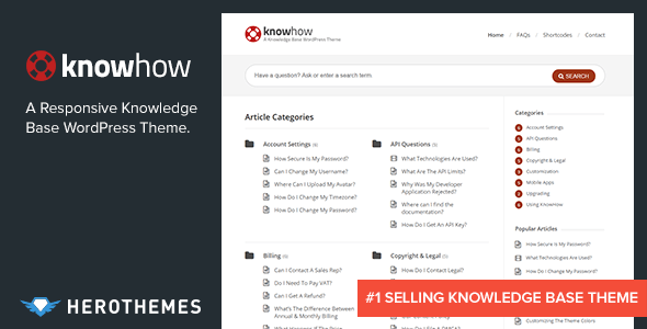 KnowHow - A Knowledge Base WordPress Theme - Nulled Download - EmpireGPL