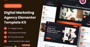 Krono - Marketing Agency Elementor Template Kit - Nulled Download - EmpireGPL