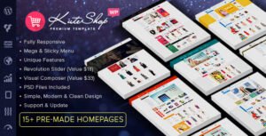 KuteShop - Fashion, Electronics & Marketplace Elementor WooCommerce Theme (RTL Supported) - Nulled Download - EmpireGPL