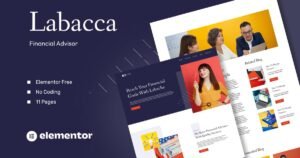Labacca - Financial Advisor Elementor Template Kit - Nulled Download - EmpireGPL