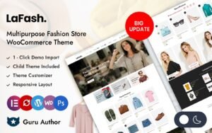 Lafash - Multipurpose Fashion Store Elementor WooCommerce Responsive Theme WooCommerce Theme - Nulled Download - EmpireGPL