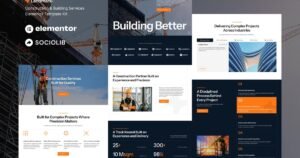 Landmark - Construction & Building Services Elementor Template Kit - Nulled Download - EmpireGPL