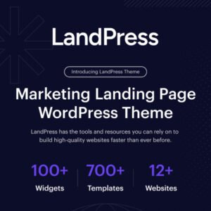 LandPress - Marketing Landing Page Elementor WordPress Theme - Nulled Download - EmpireGPL