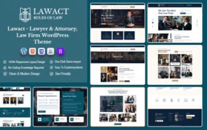 Lawact - Lawyer & Attorney, Law Firm WordPress Theme - Nulled Download - EmpireGPL