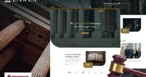 Lawex - Lawyer & Attorney Elementor Template Kit - Nulled Download - EmpireGPL