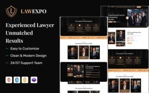 Lawexpo – Lawyer and Attorney Law Firm WordPress Theme - Nulled Download - EmpireGPL