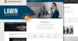 Lawin - Lawyer & Attorney Personal Elementor Template Kits - Nulled Download - EmpireGPL