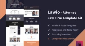 Lawio - Attorney Law Firm Elementor Template Kit - Nulled Download - EmpireGPL