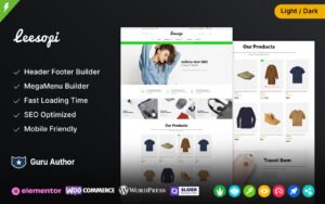 Leesopi - Fashion Multipurpose Elementor WooCommerce Theme - Nulled Download - EmpireGPL