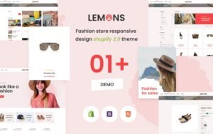 Lemons - The Lifestyle Fashion Responsive Shopify Theme - Nulled Download - EmpireGPL