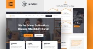 Lendevi - Mortgage Elementor Pro Template Kit - Nulled Download - EmpireGPL