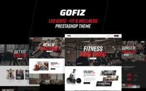 Leo Gofiz Elementor - Gym & Fitness Prestashop Theme PrestaShop Theme - Nulled Download - EmpireGPL