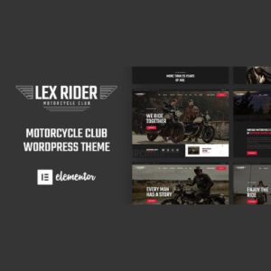 LexRider - Motorcycle Club WordPress Theme - Nulled Download - EmpireGPL