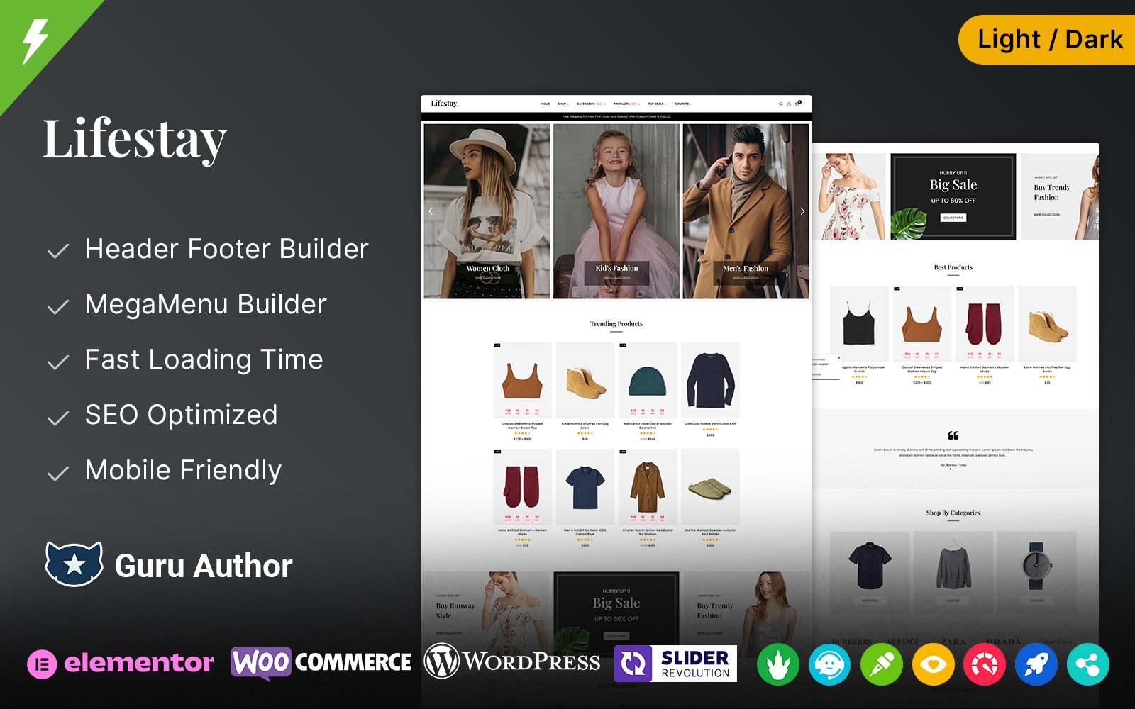 Lifestay - Fashion Store and Multipurpose WooCommerce Theme - Nulled Download - EmpireGPL