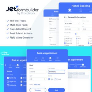 [Lifetime Key] JetFormBuilder by Crocoblock - Top #1 WordPress Theme & Plugin GPL Store