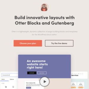 [Lifetime Key] Otter PRO - Top #1 WordPress Theme & Plugin GPL Store